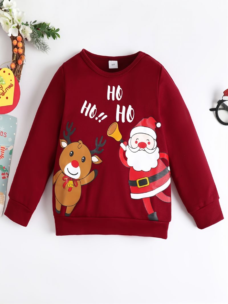 Gutter Cartoon Christmas Printed Sweatshirt Bukser