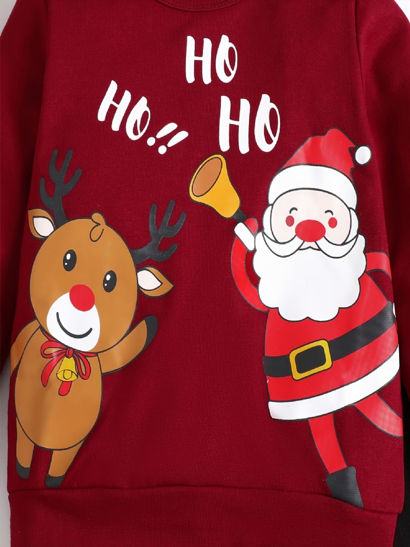 Gutter Cartoon Christmas Printed Sweatshirt Bukser