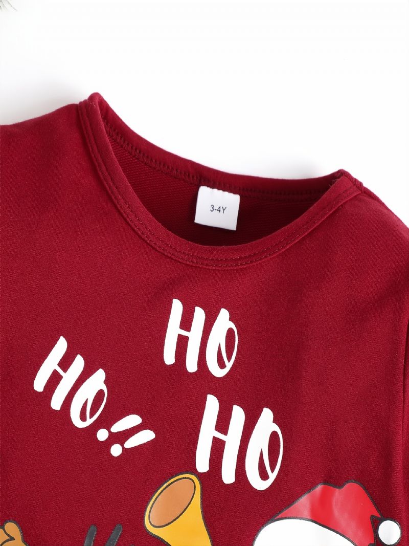 Gutter Cartoon Christmas Printed Sweatshirt Bukser