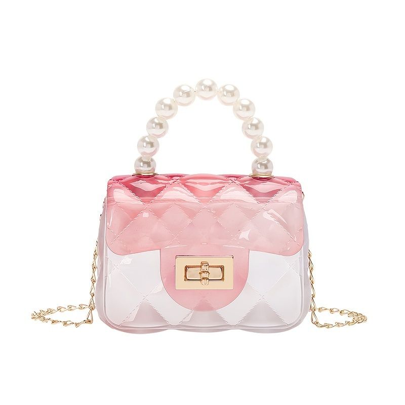 Baby Jenter Pearl Handbag Crossbody Bag Skulderveske Chain Bag