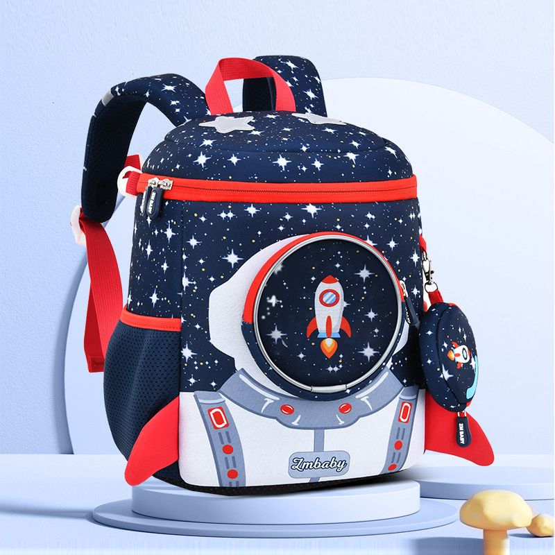 Astronaut Ryggsekk For Barn Førskole Vanntett Skulderveske Jenter Gutter Grunnskole Tegneserie Space Barneryggsekk