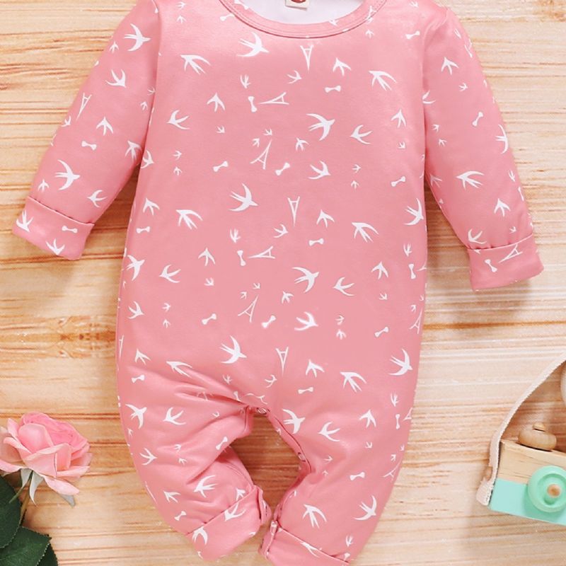 Baby Jenter Tegneserie Grafiske Jumpsuits