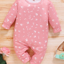 Baby Jenter Tegneserie Grafiske Jumpsuits