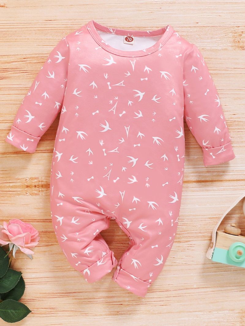 Baby Jenter Tegneserie Grafiske Jumpsuits