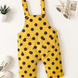 Jenter Polka Dot Suspender Bukser Jumpsuit Babyklær