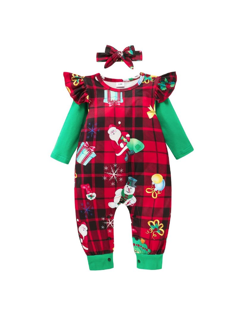 Jumpsuit Romper For 0-24 Måneder Baby Jenter