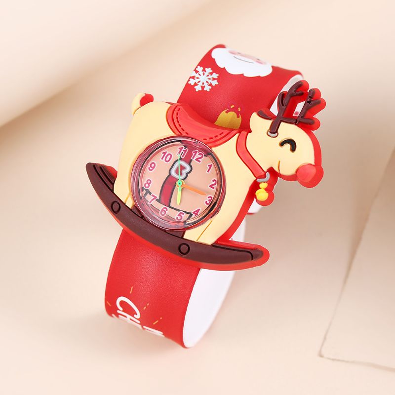 1 Stk Barn Silikon Christmas Deer Shape Watch