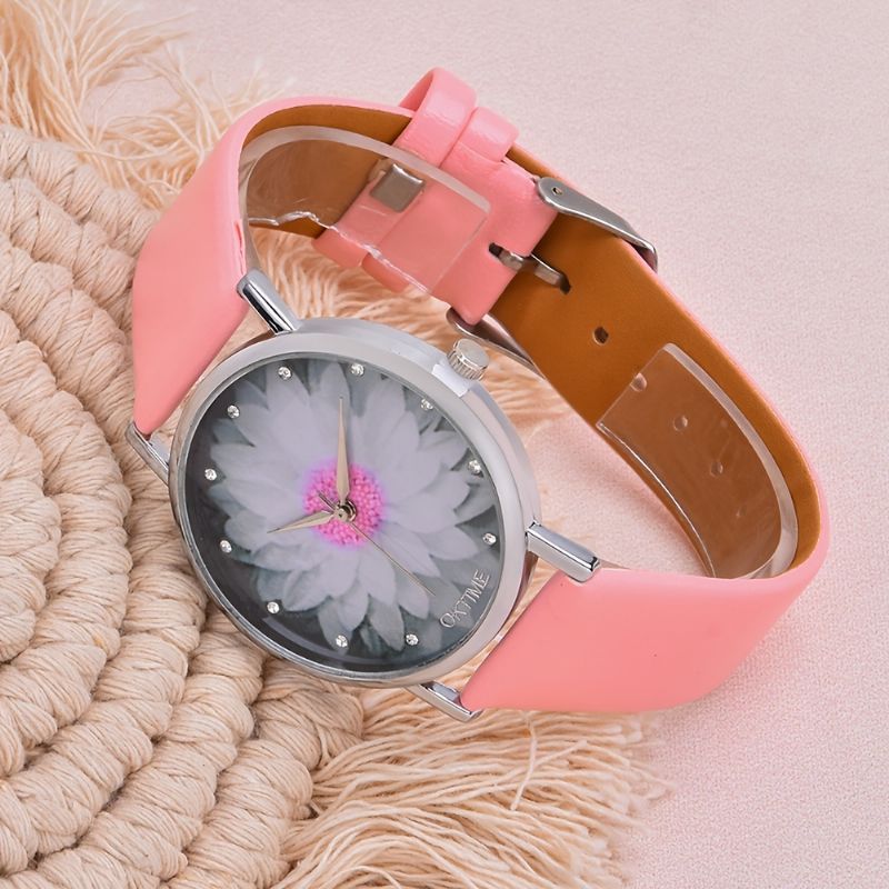 1 Stk Jenter Sunflower Student Quartz Watch