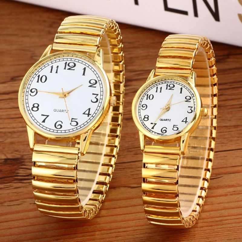 Par Golden Watches Ultra Thin Easy Reader Watch Jubileumsgaver Til Jenter Kone Henne