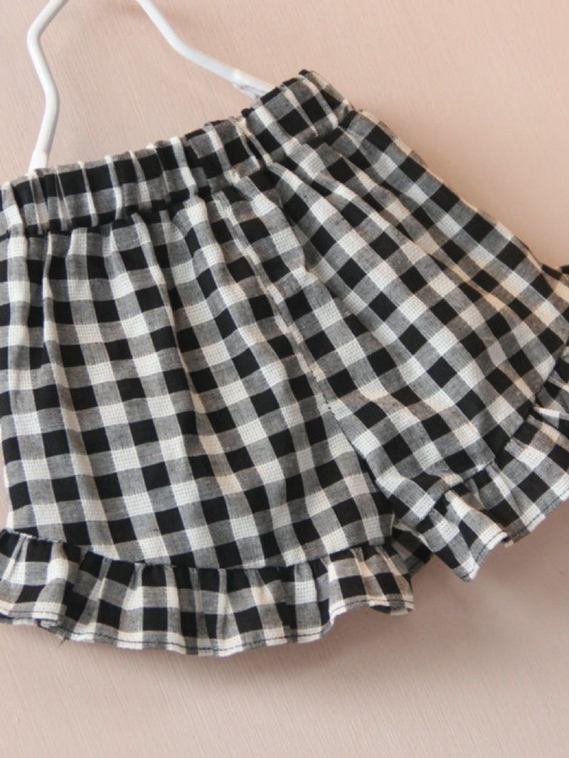 Uformelle Rutete Shorts For Jenter