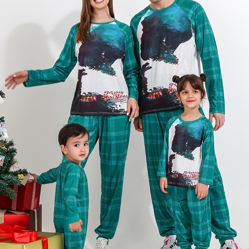 2023 Christmas Cartoon Dinosaurs Party Pyjamas Family