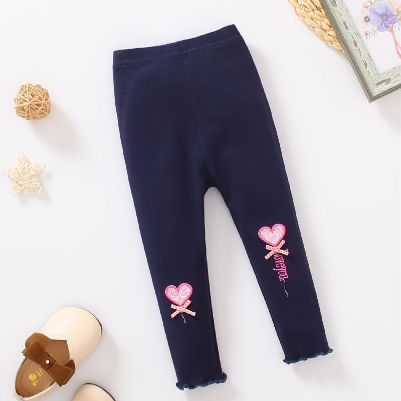 Jenter Casual Cotton Leggings Vinter Ny