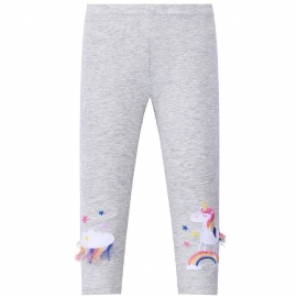 Jenter Casual Stretch Dusk Unicorn Leggings