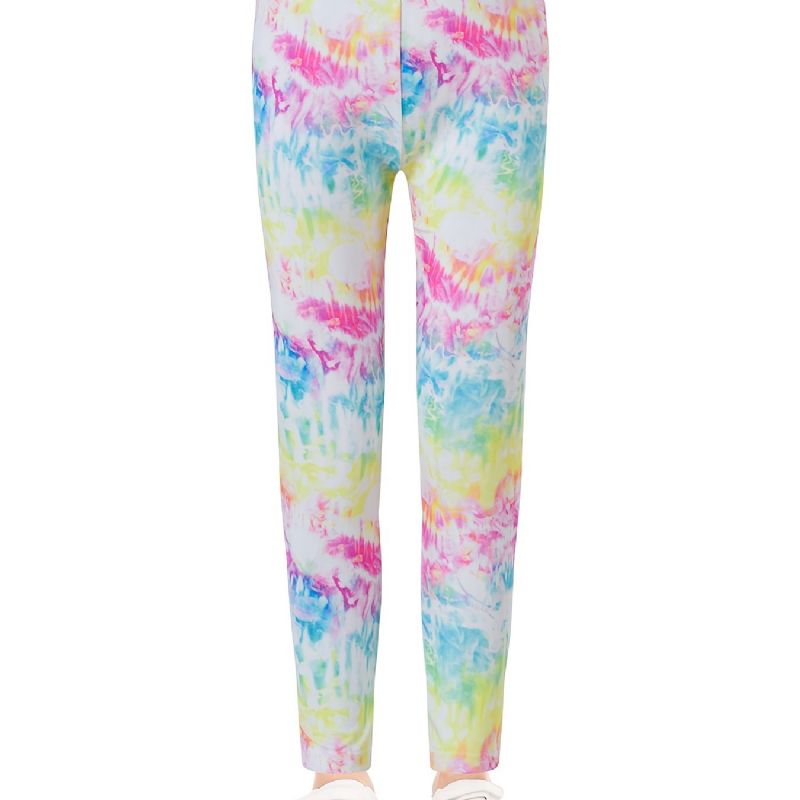 Jenter Tie Dye Printed Leggings Yoga Bukser Barneklær