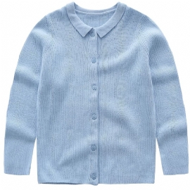 Baby Jenter Langermet Strikket Cardigan