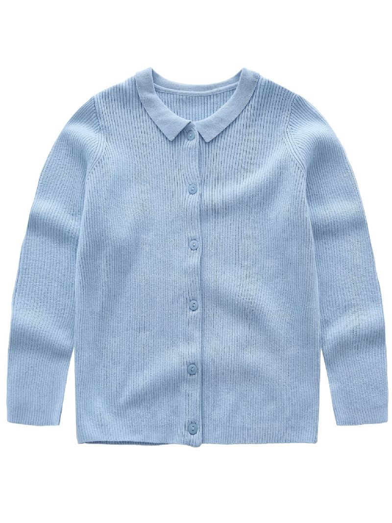 Baby Jenter Langermet Strikket Cardigan