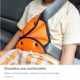 Bilsikkert Sikkerhetsbeltedeksel For Nakkebeskyttelse For Barn Justerbart Sikkerhetsbeltefeste For