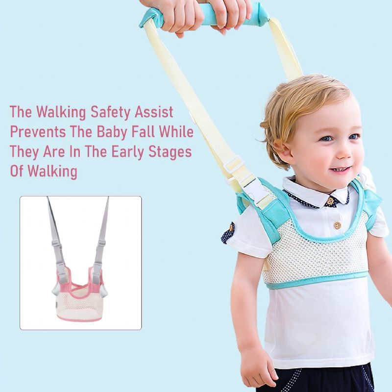 Småbarnsbelte Baby Midjebeskyttelsestype Anti-fall Anti-bånd Dobbel-bruk Trekktau Artefakt For Spedbarn Små Barn
