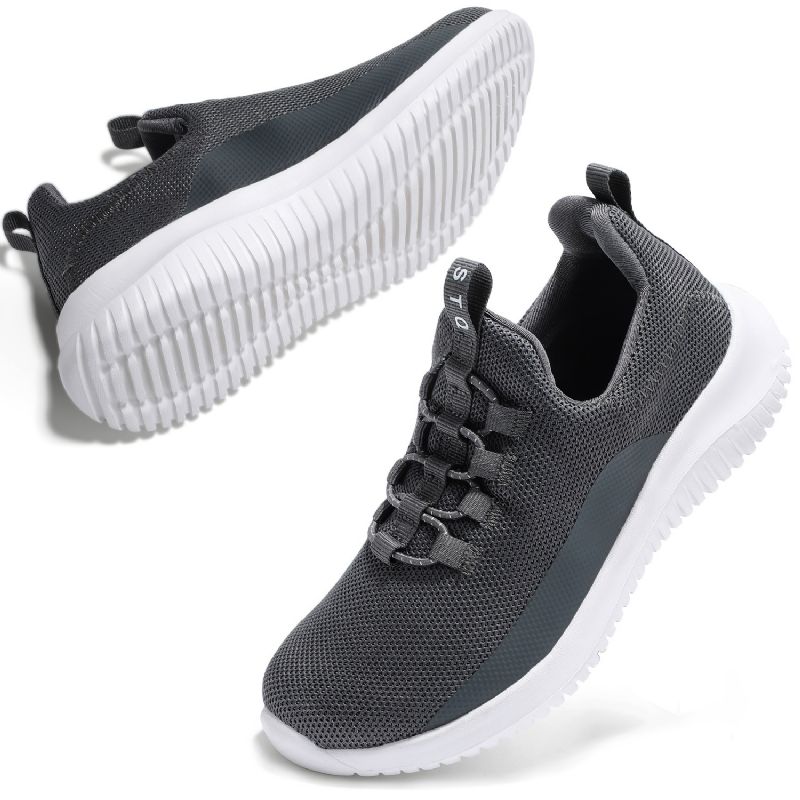 Stq Barn Gutter Jenter Sneaker Lett Slip On Løpesko