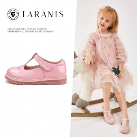 Småbarn Jenter Elegante Loafers Sko Prinsesse Festkjole Flate Sko Skoleuniform Ytelse Oxford Skinnsko For Barn / Små 7-12 Størrelse For 2-6 År Black Friday Rabattjulegaver