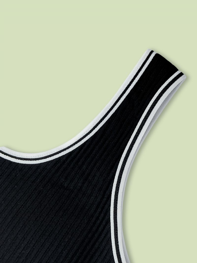 3 Stk Trenings-bh For Jenter Sømløs Stretchy Sports Bralette Ermeløse Crops Tank Tops Undertøy