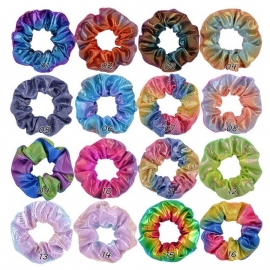 16 Stk Jenter Rainbow Stretch Hair Tie Styling Accessories