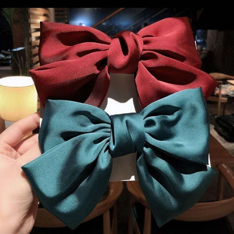 Hårstylingtilbehør Pannebånd For Kvinner Kloklips Imitert Silkehårbånd Scrunchies Sommerfuglhårklemmer Store Hårspenner For Tykt Hår Og Tynt Hår Hårtilbehør For Jenter