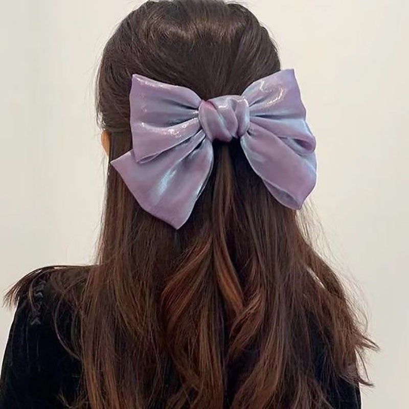 Hårstylingtilbehør Pannebånd For Kvinner Kloklips Imitert Silkehårbånd Scrunchies Sommerfuglhårklemmer Store Hårspenner For Tykt Hår Og Tynt Hår Hårtilbehør For Jenter