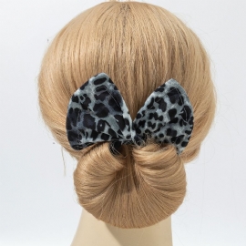 Leopard Basic Hår Pannebånd Jenter Hårtilbehør Magic Donut Wire Hair Bun Maker Clip Scrunchies For Hår