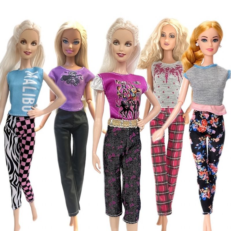 Mote Daglig Uformell Sport Topp Bluse Skjørt Bukser Kjole Til Barbie Doll Shop Tilbehør