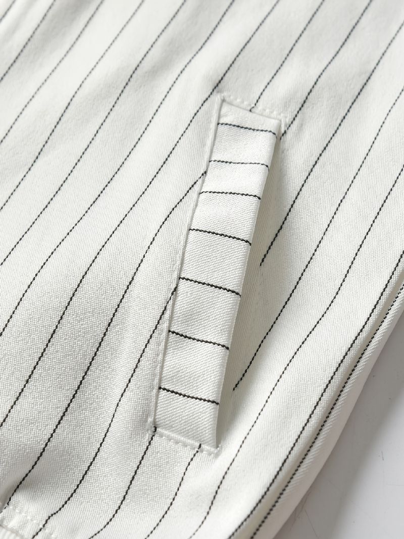 Gutter Striped Zipper Jacket Cardigan For Fall Winter New