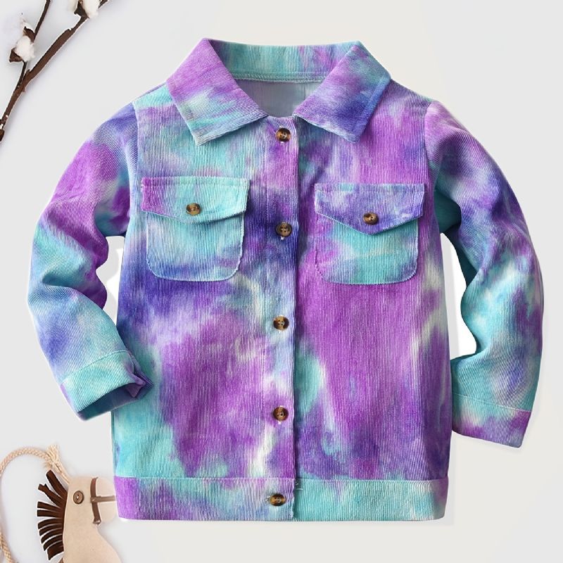 Gutter Tie-dye Button-up Jakke Yttertøy