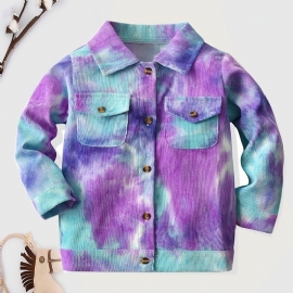 Gutter Tie-dye Button-up Jakke Yttertøy