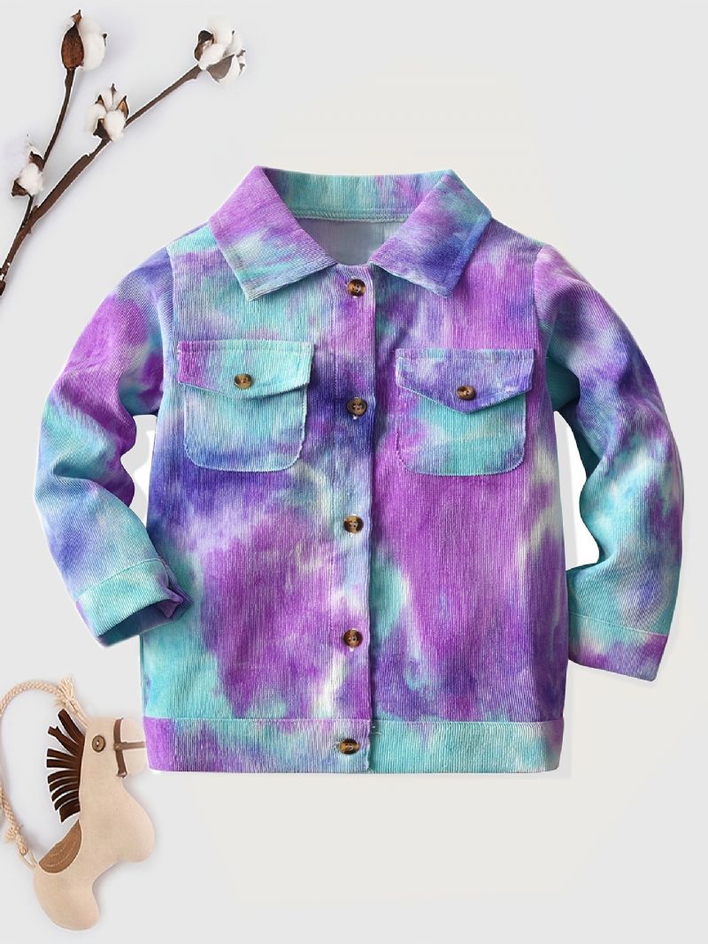 Gutter Tie-dye Button-up Jakke Yttertøy