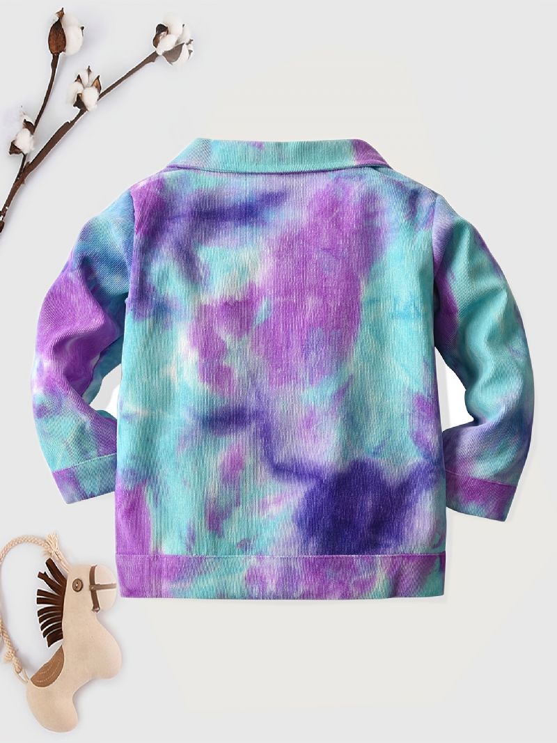 Gutter Tie-dye Button-up Jakke Yttertøy