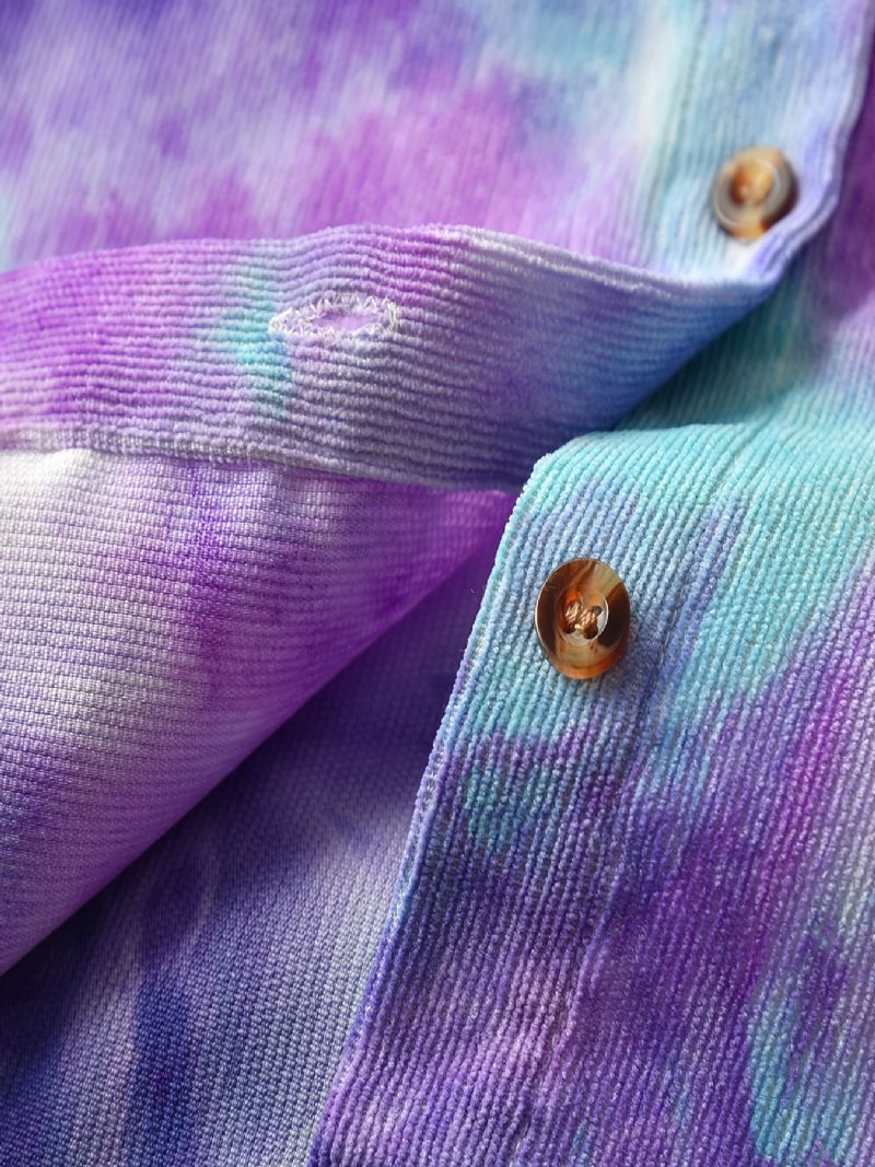 Gutter Tie-dye Button-up Jakke Yttertøy