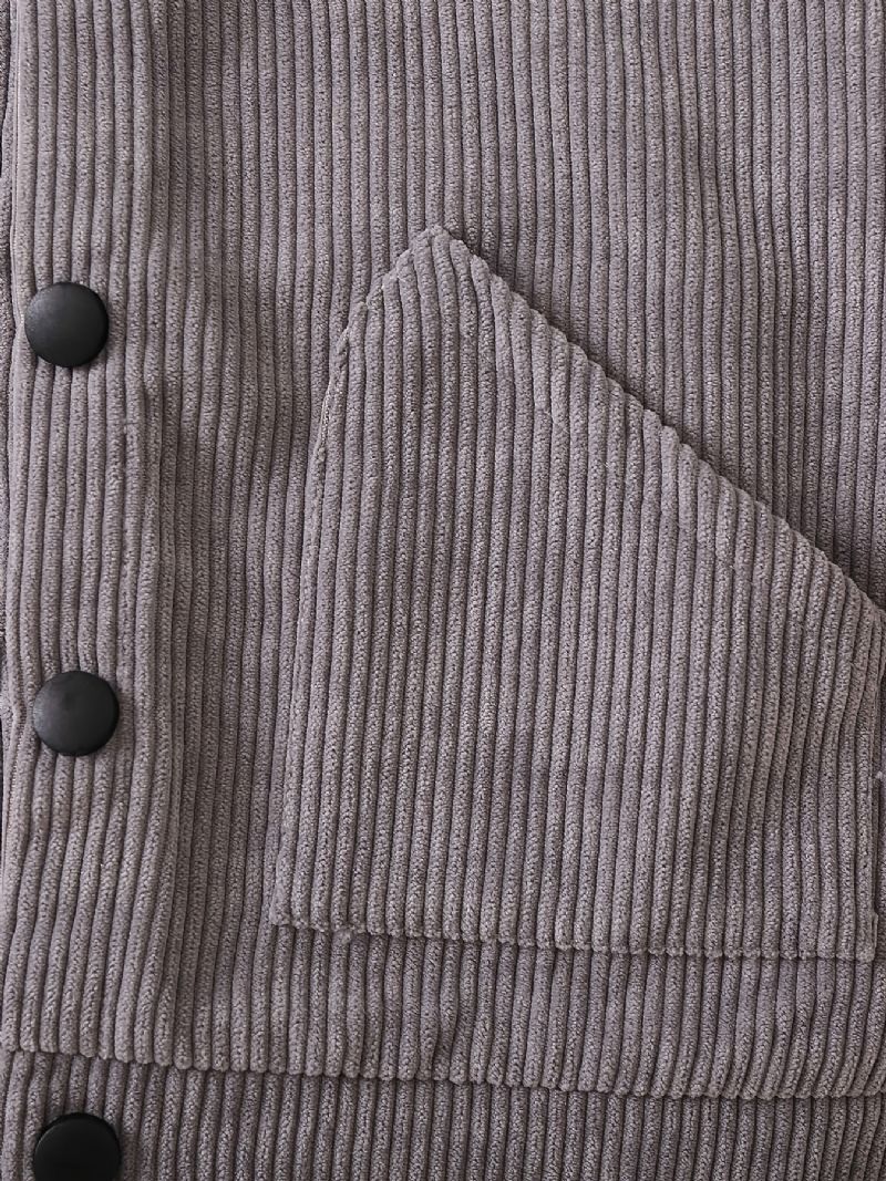 Småbarn Gutter Casual Fleece Thermal Color Block Jakke Til Vinter