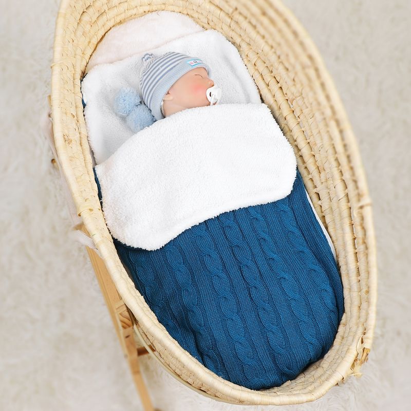 Vogn Baby Sovepose For Nyfødt Spedbarn Barn Swaddle Wrap Konvolutt For Småbarn Gutter Jenter Brukt Om Vinteren